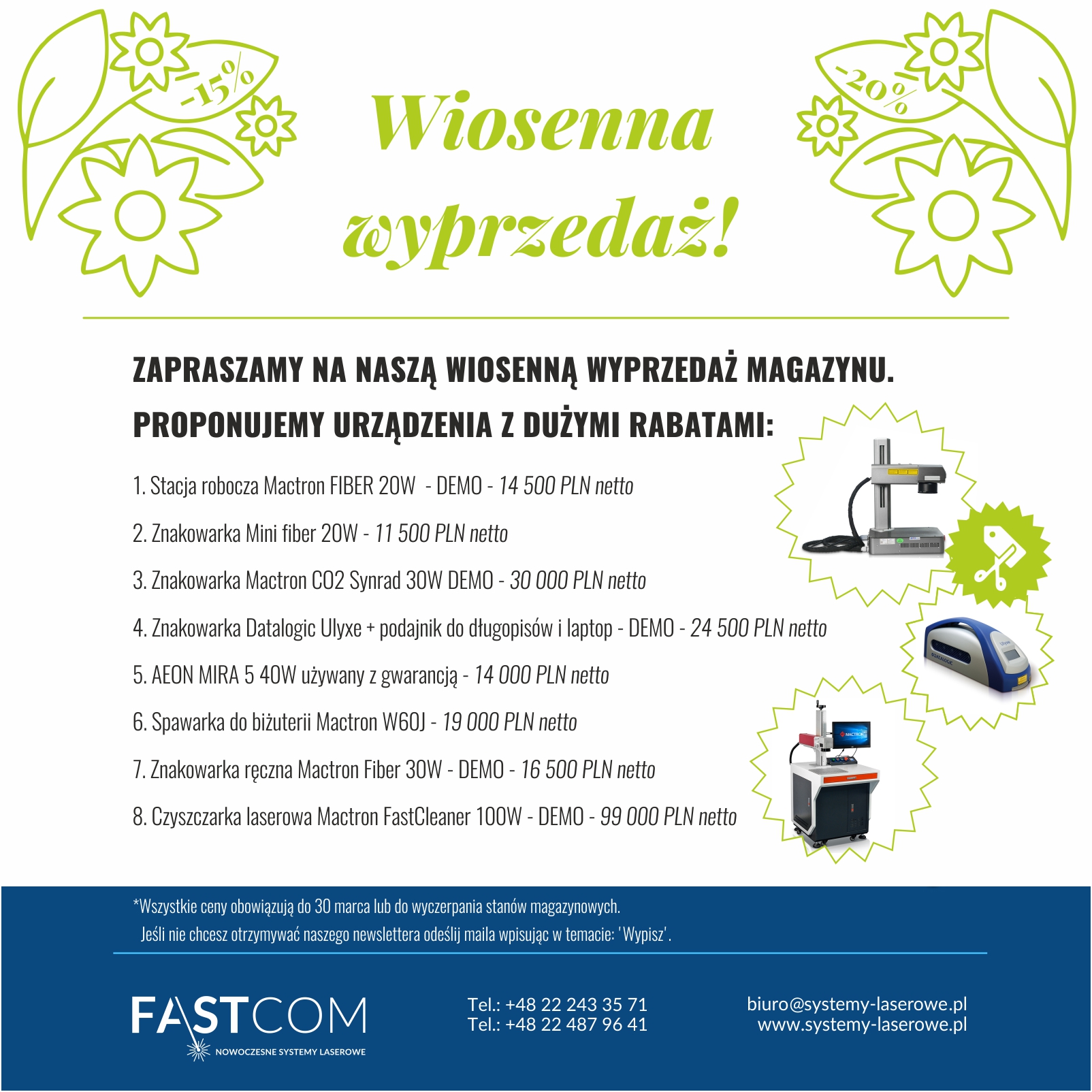 210318 newsletter wiosenna wyprzedaz a